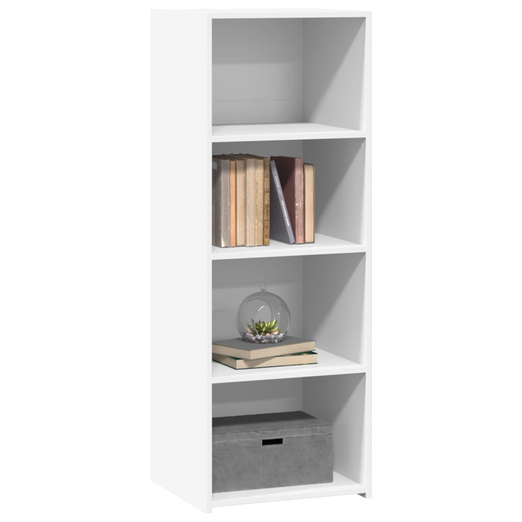 Buffet haut blanc 45x41x124 cm bois d'ingénierie - XIOS