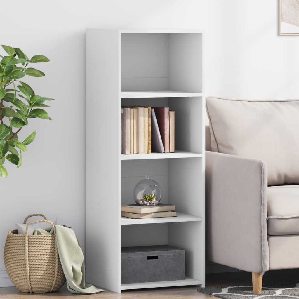 Buffet haut blanc 45x41x124 cm bois d'ingénierie - XIOS
