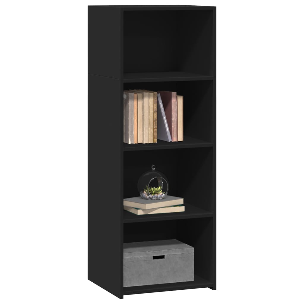 Buffet haut noir 45x41x124 cm bois d'ingénierie - XIOS