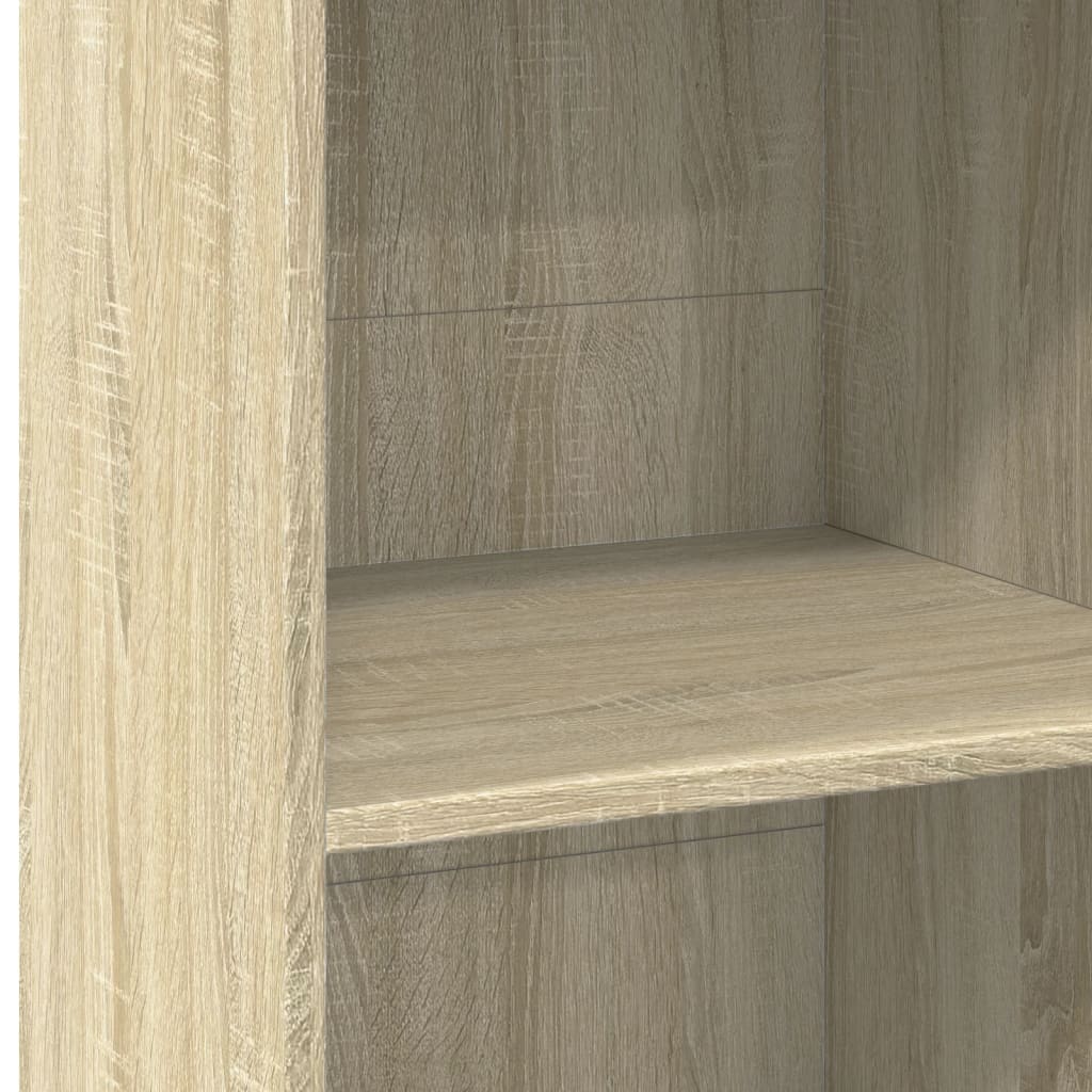 Buffet haut chêne sonoma 45x41x124 cm bois d'ingénierie - XIOS