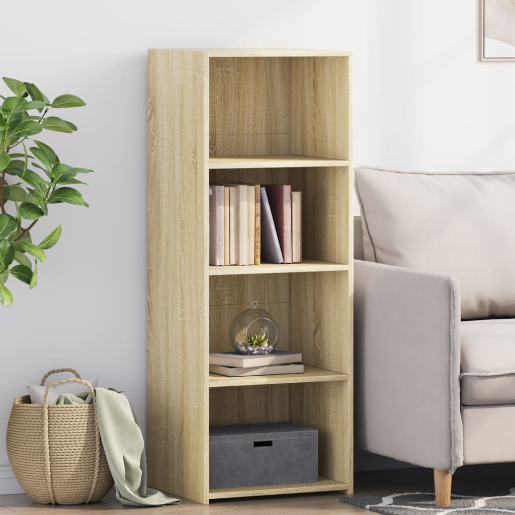 Buffet haut chêne sonoma 45x41x124 cm bois d'ingénierie - XIOS
