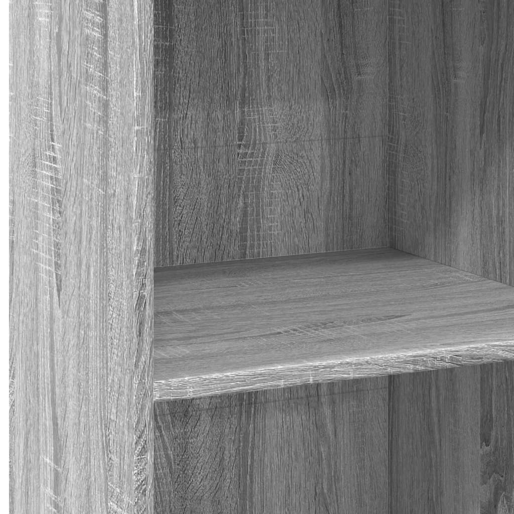 Buffet haut sonoma gris 45x41x124 cm bois d'ingénierie - XIOS