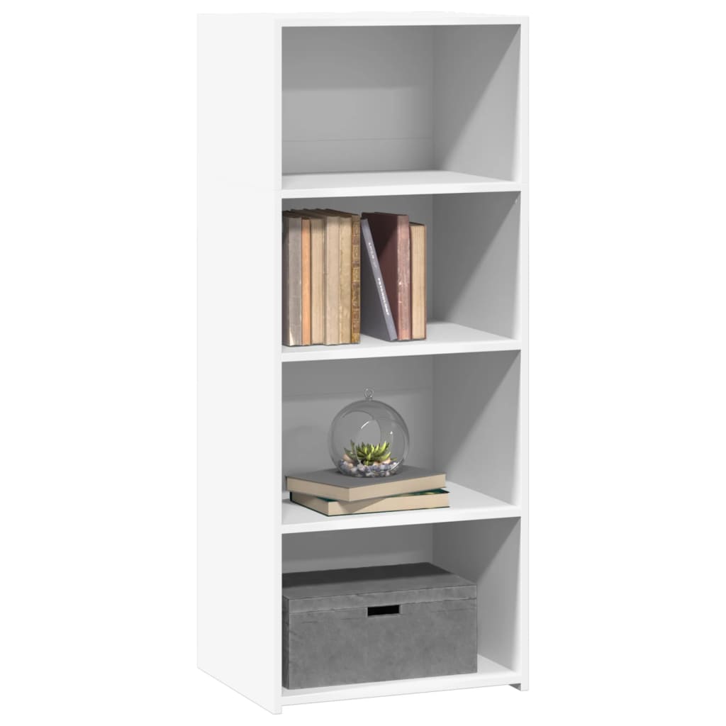 Buffet haut blanc 50x41x124 cm bois d'ingénierie - XIOS