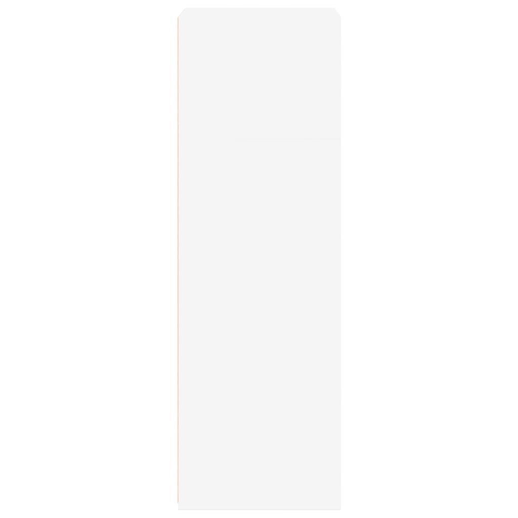 Buffet haut blanc 50x41x124 cm bois d'ingénierie - XIOS