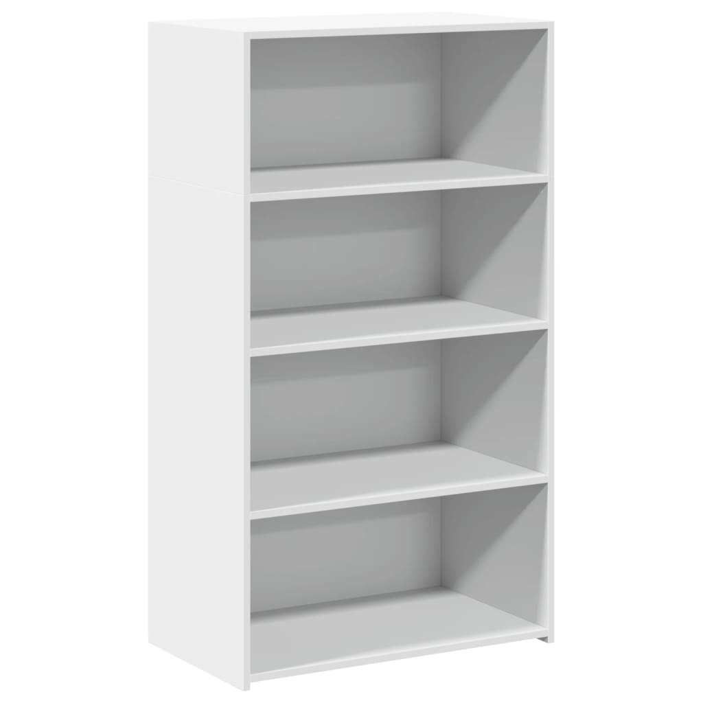Buffet haut blanc 70x41x124 cm bois d'ingénierie - XIOS