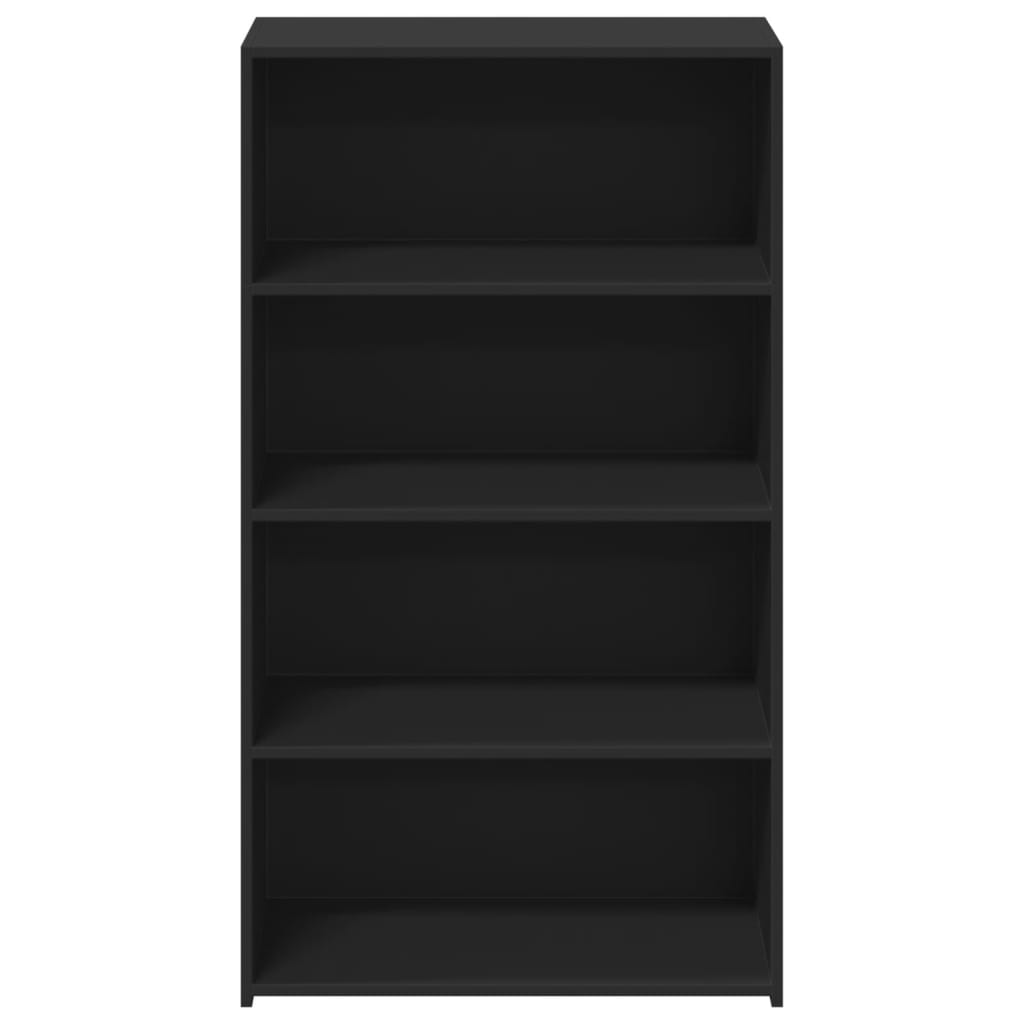 Buffet haut noir 70x41x124 cm bois d'ingénierie - XIOS