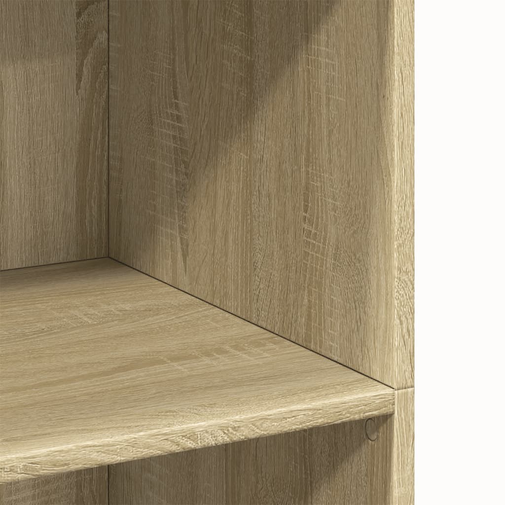 Buffet haut chêne sonoma 70x41x124 cm bois d'ingénierie - XIOS