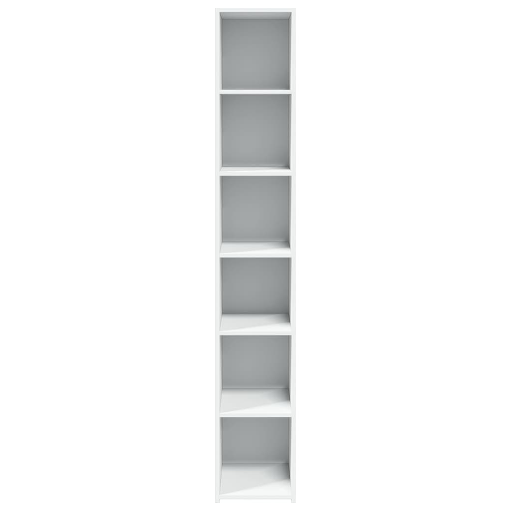 Buffet haut blanc 30x41x185 cm bois d'ingénierie - XIOS