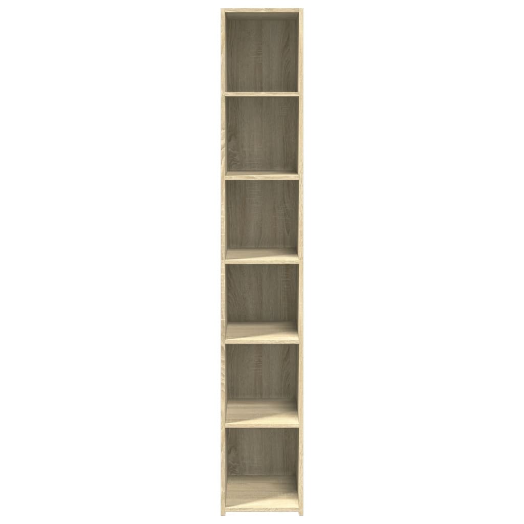 Buffet haut chêne sonoma 30x41x185 cm bois d'ingénierie - XIOS