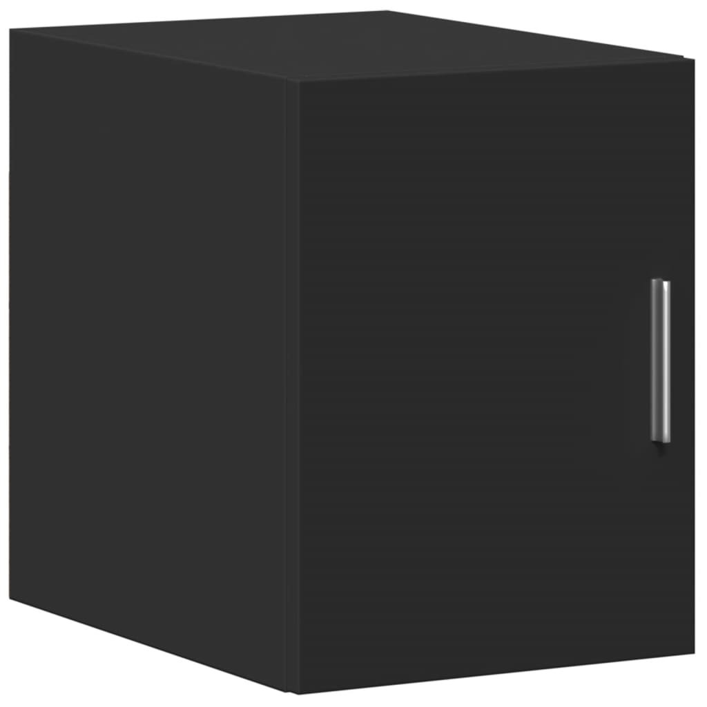 Armoire de rangement mince noir 30x42,5x225cm bois d'ingénierie - XIOS