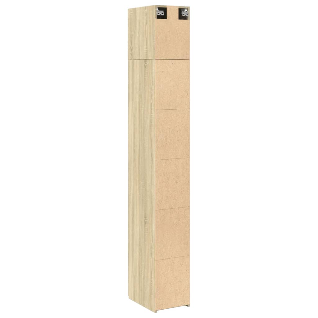 Armoire de rangement mince chêne sonoma 30x42,5x225 cm - XIOS