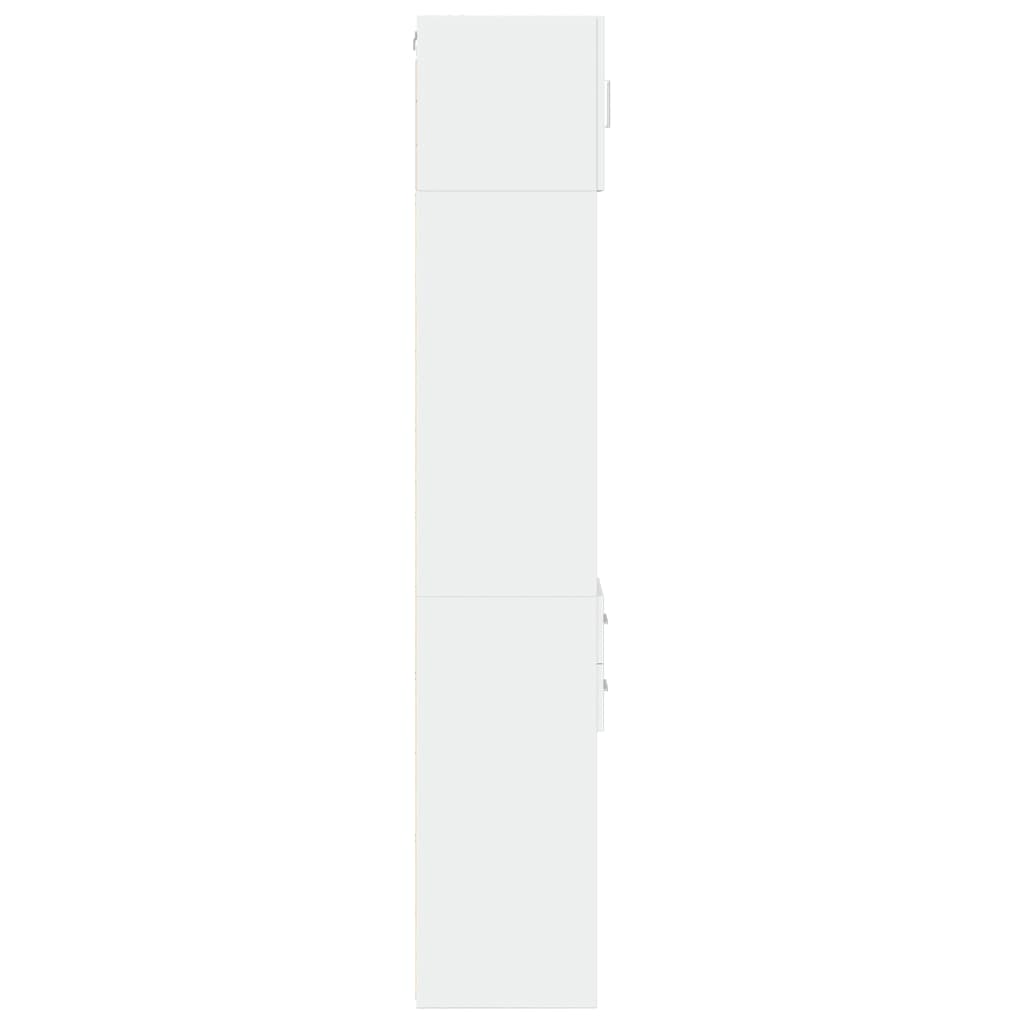Armoire de rangement mince blanc 30x42,5x225 cm - XIOS