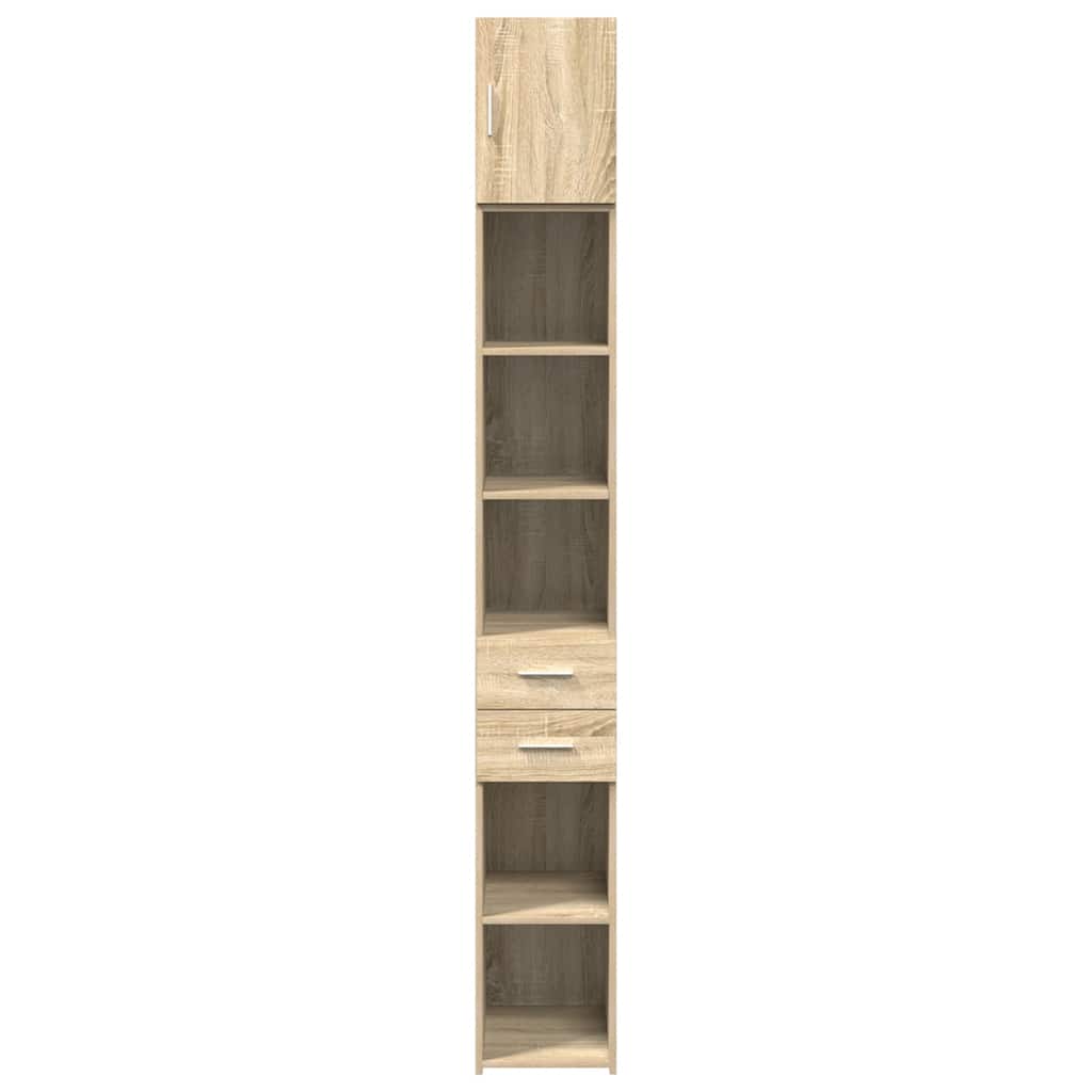 Armoire de rangement mince chêne sonoma 30x42,5x225 cm - XIOS