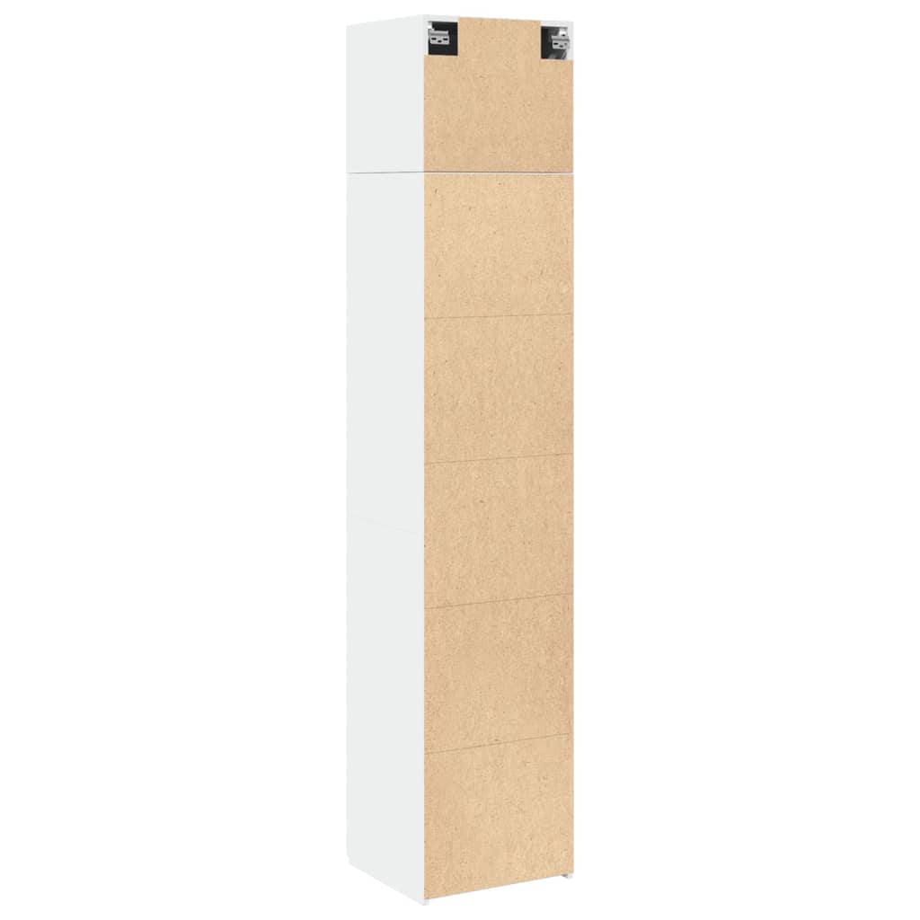 Armoire de rangement mince blanc 45x42,5x225 cm - XIOS