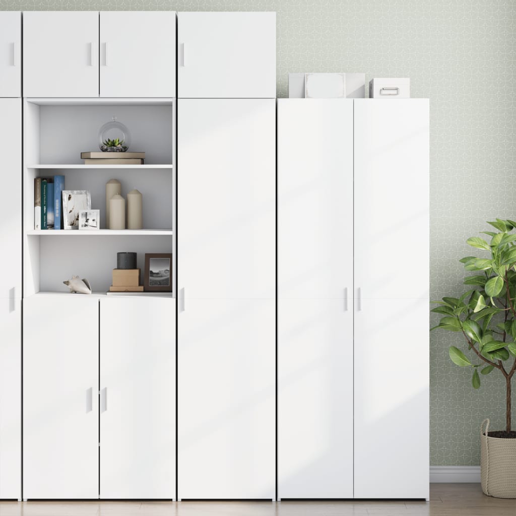 Armoire de rangement mince blanc 45x42,5x225 cm - XIOS