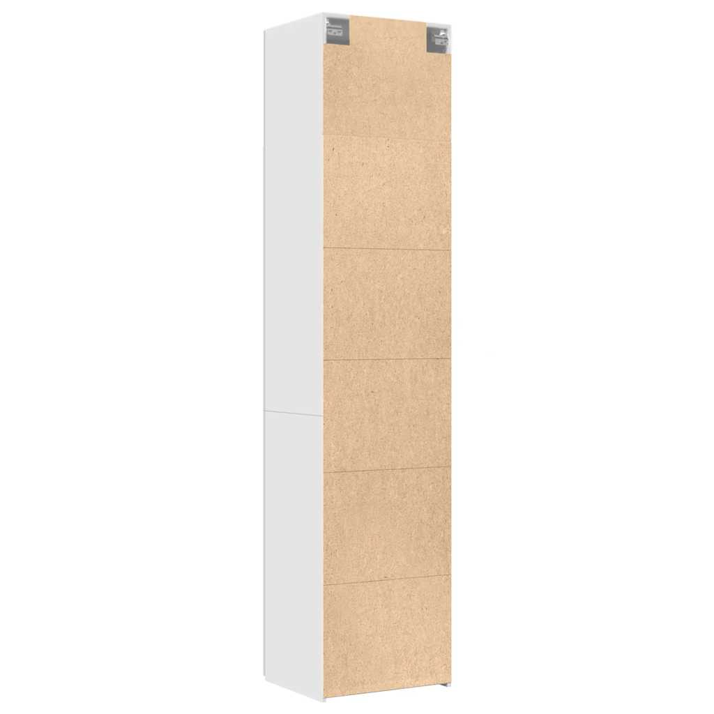 Armoire de rangement mince blanc 50x42,5x225 cm - XIOS