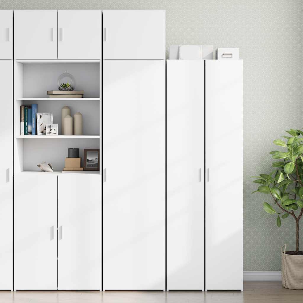 Armoire de rangement mince blanc 50x42,5x225 cm - XIOS
