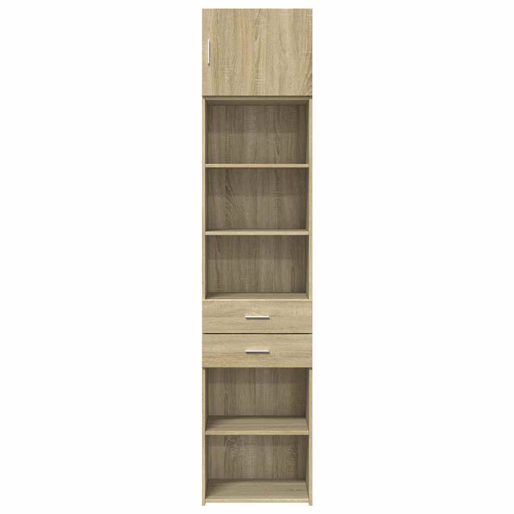 Armoire de rangement mince chêne sonoma 50x42,5x225 cm - XIOS