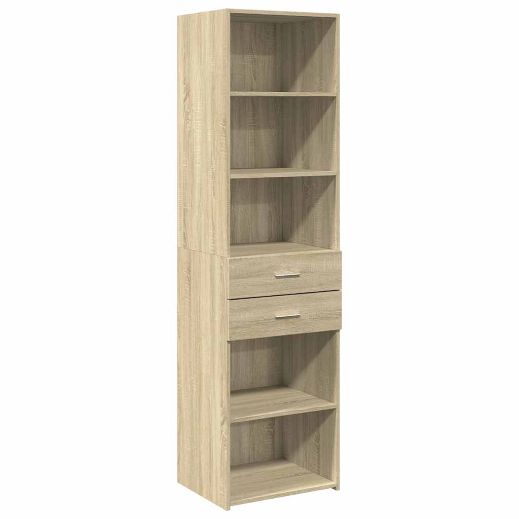 Armoire de rangement mince chêne sonoma 50x42,5x225 cm - XIOS