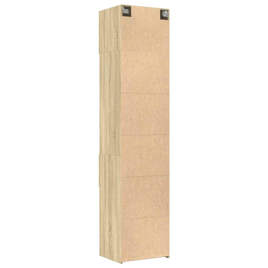 Armoire de rangement mince chêne sonoma 50x42,5x225 cm - XIOS