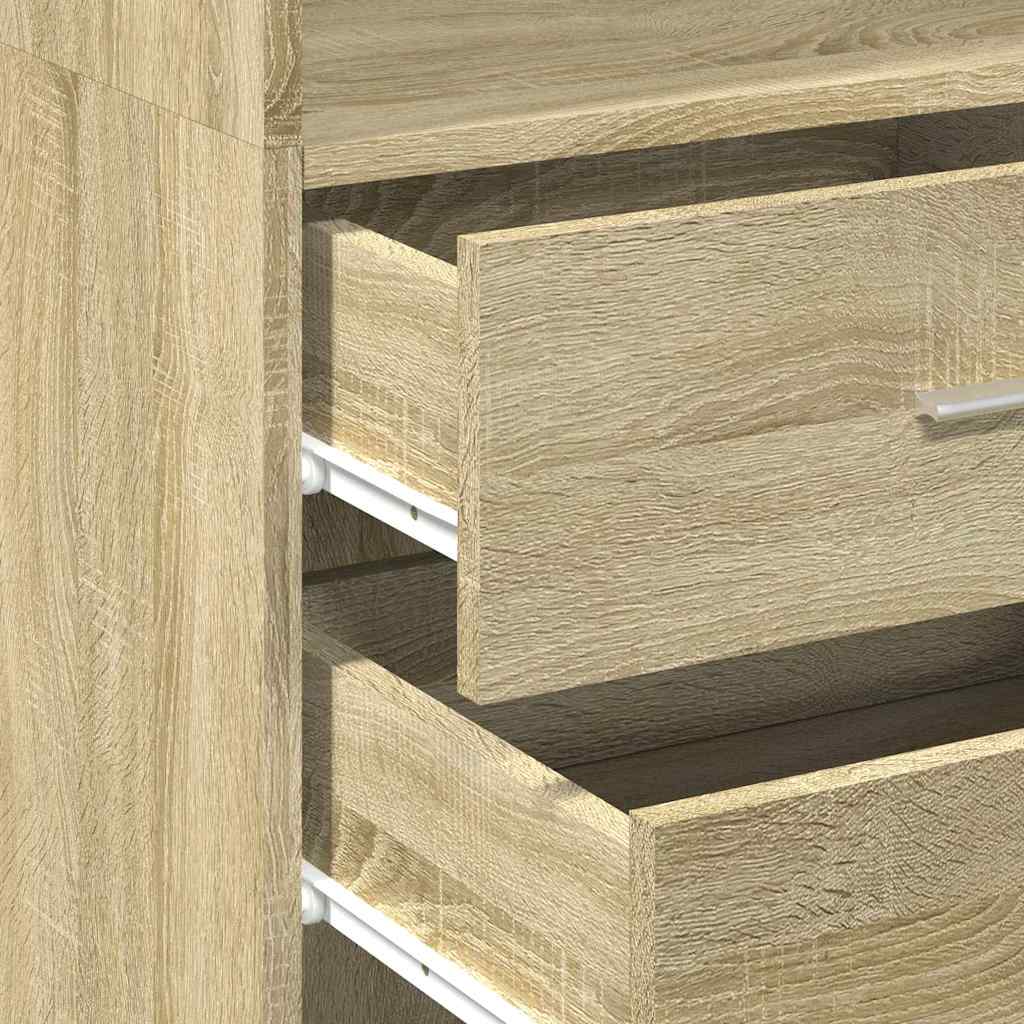 Armoire de rangement mince chêne sonoma 50x42,5x225 cm - XIOS