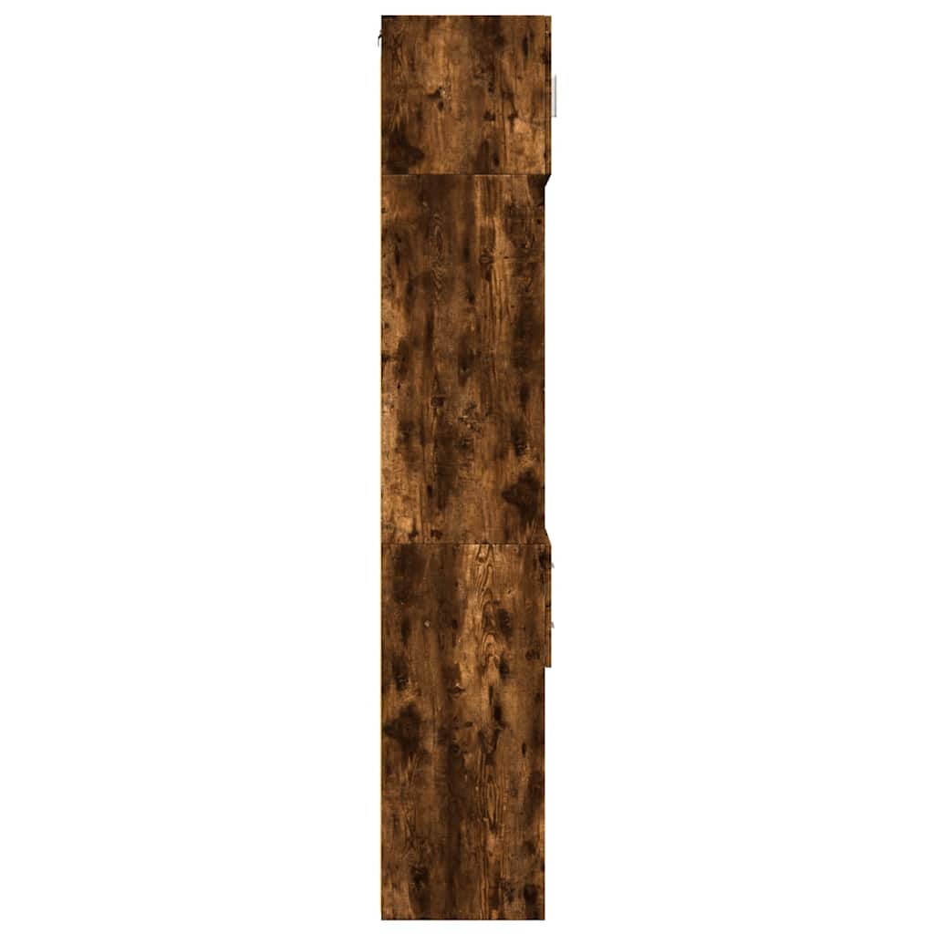 Armoire de rangement mince chêne fumé 50x42,5x225 cm - XIOS