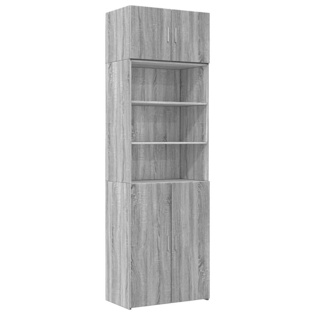 Armoire de rangement sonoma gris 70x42,5x225 cm - XIOS