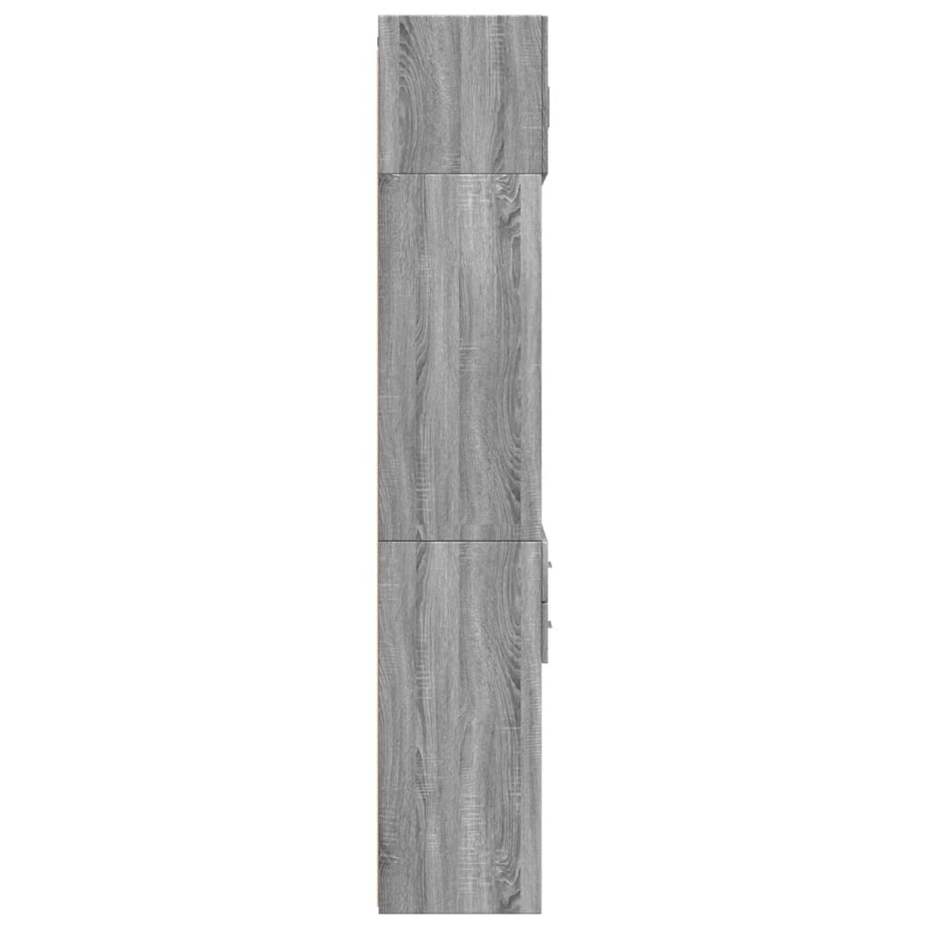 Armoire de rangement sonoma gris 70x42,5x225 cm - XIOS
