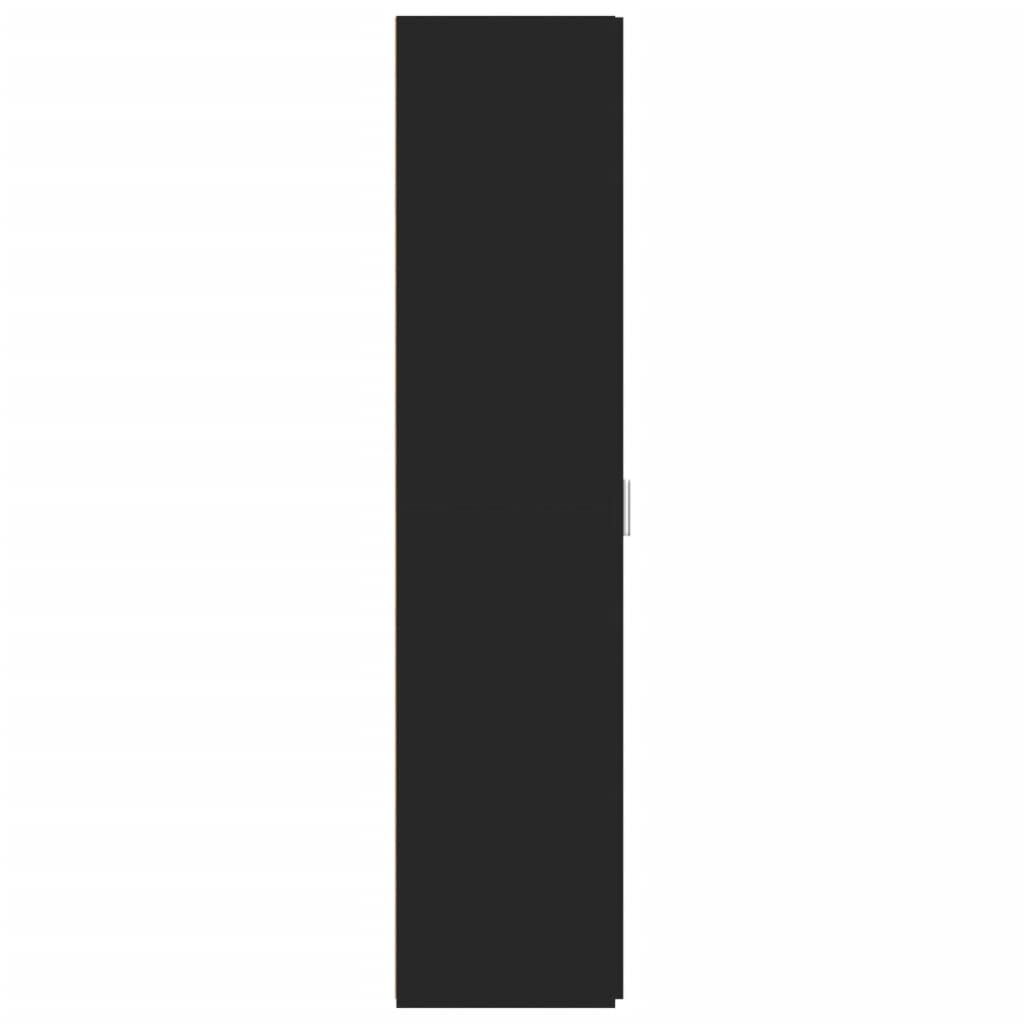 Buffet haut noir 30x42,5x185 cm bois d'ingénierie - XIOS
