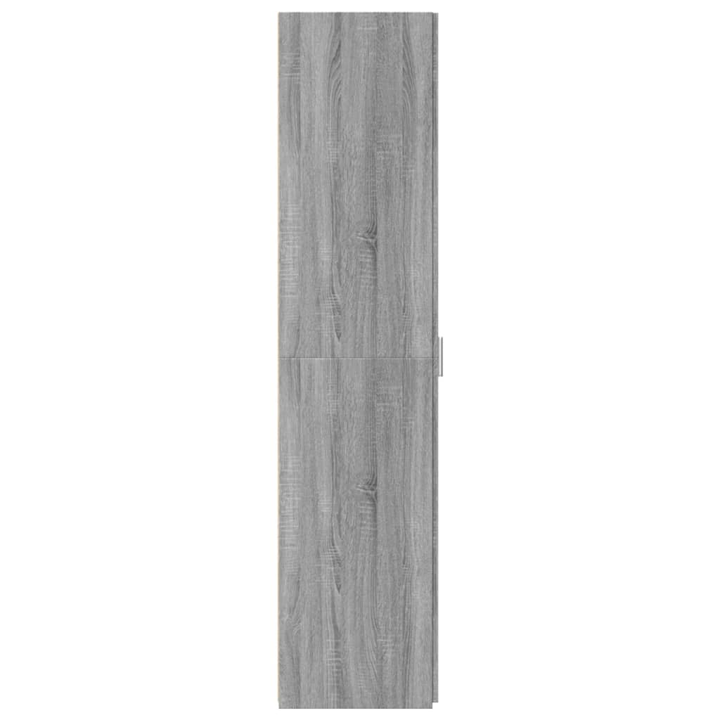 Buffet haut sonoma gris 40x42,5x185 cm bois d'ingénierie - XIOS
