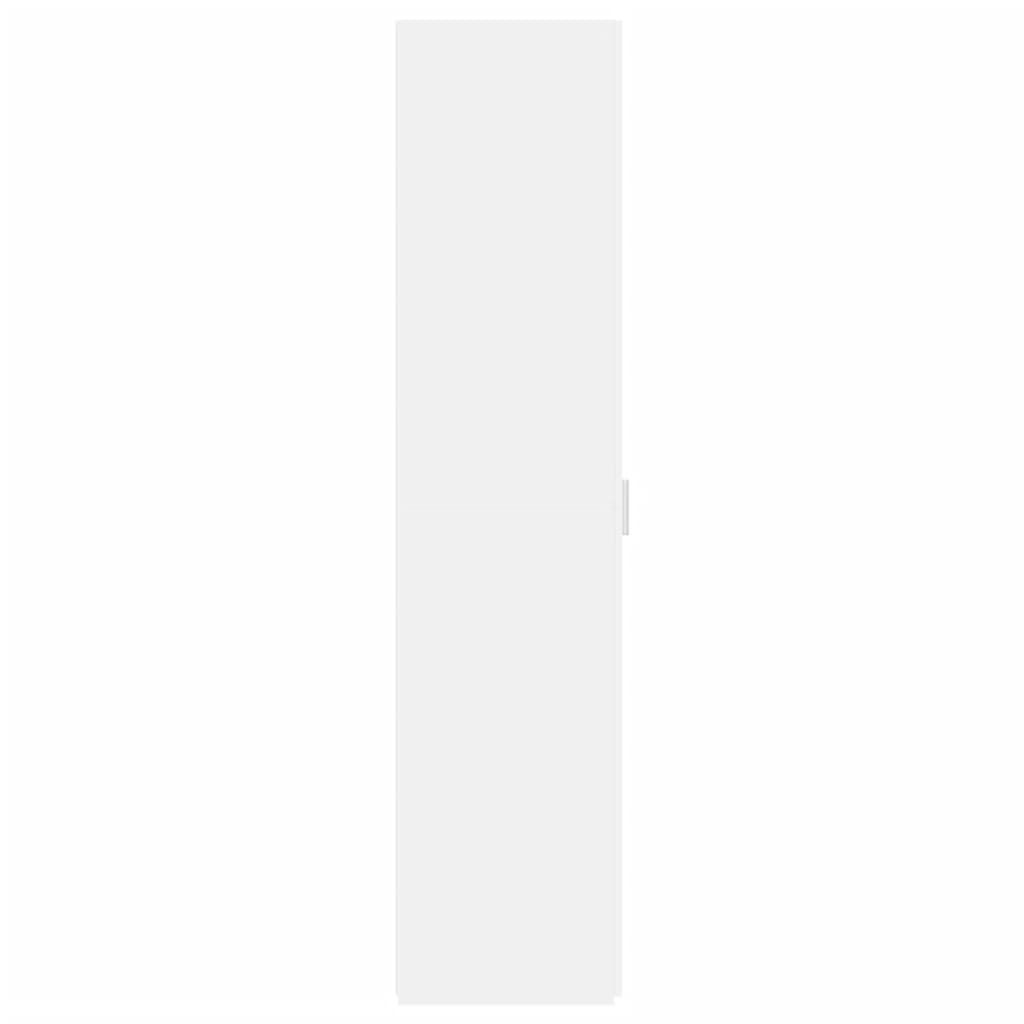 Buffet haut blanc 45x42,5x185 cm bois d'ingénierie - XIOS