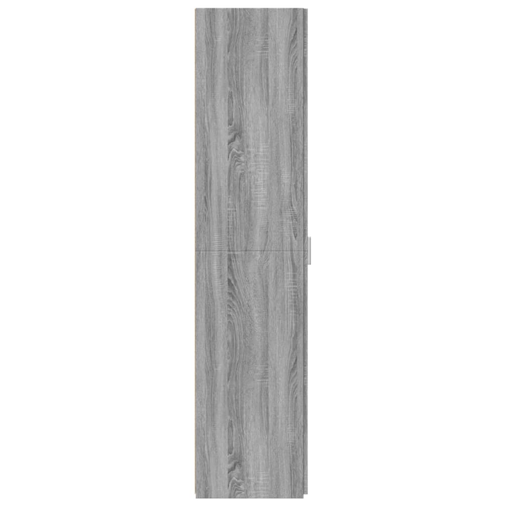 Buffet haut sonoma gris 45x42,5x185 cm bois d'ingénierie - XIOS