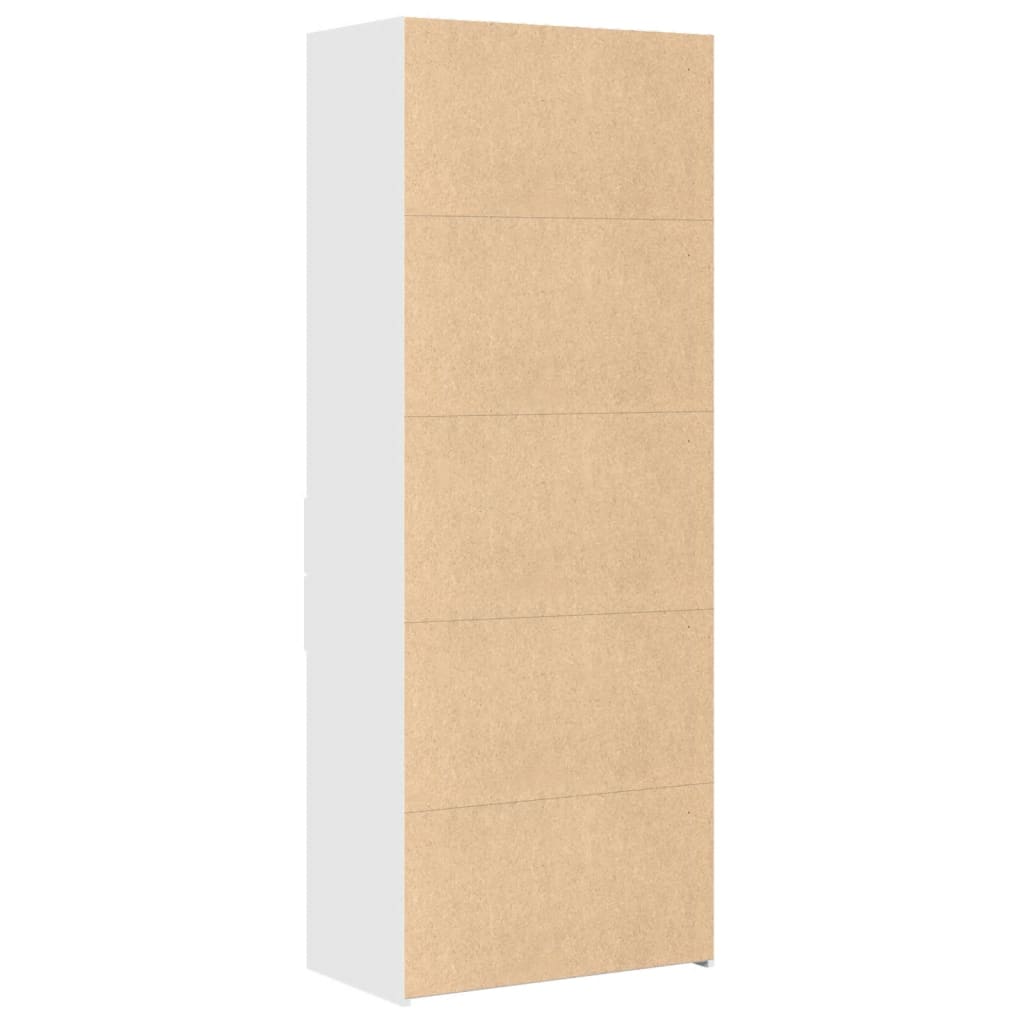 Buffet haut blanc 70x42,5x185 cm bois d'ingénierie - XIOS