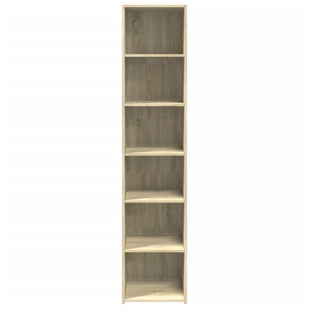 Buffet haut chêne sonoma 40x41x185 cm bois d'ingénierie - XIOS