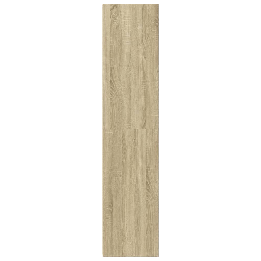 Buffet haut chêne sonoma 40x41x185 cm bois d'ingénierie - XIOS