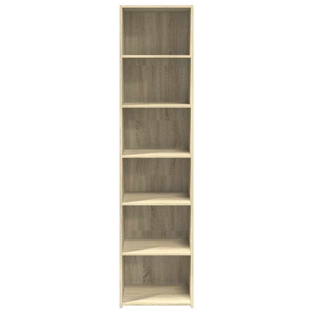 Buffet haut chêne sonoma 45x41x185 cm bois d'ingénierie - XIOS
