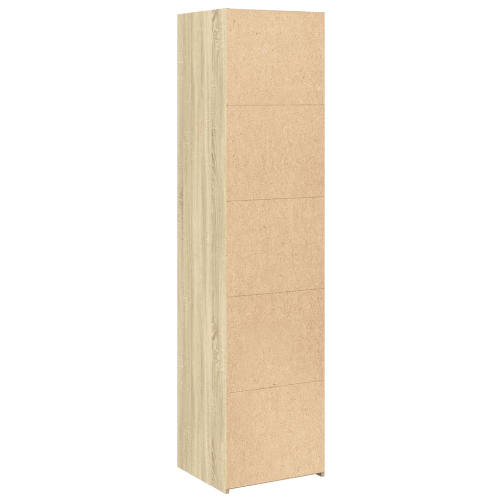 Buffet haut chêne sonoma 45x41x185 cm bois d'ingénierie - XIOS