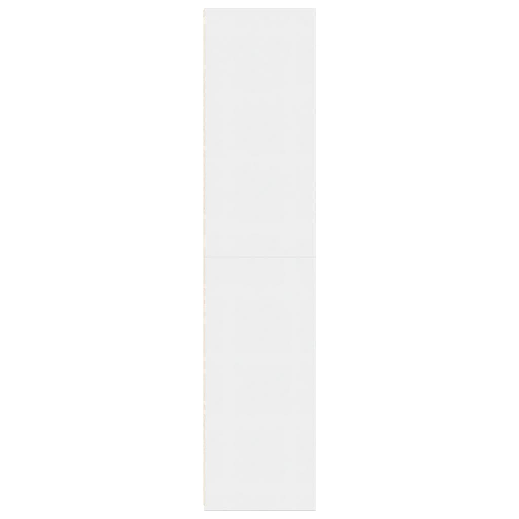 Buffet haut blanc 50x41x185 cm bois d'ingénierie - XIOS