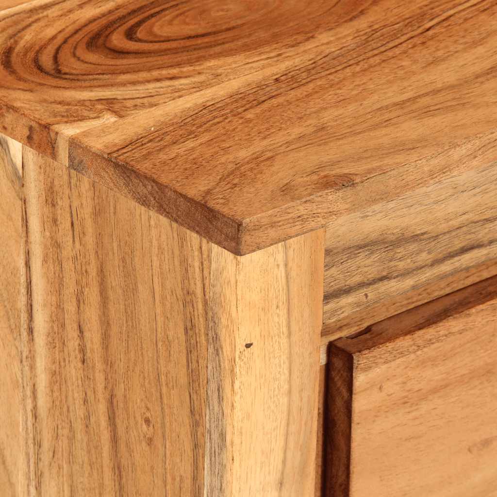 Armoire à tiroirs 55x33x75 cm bois d'acacia massif - XIOS