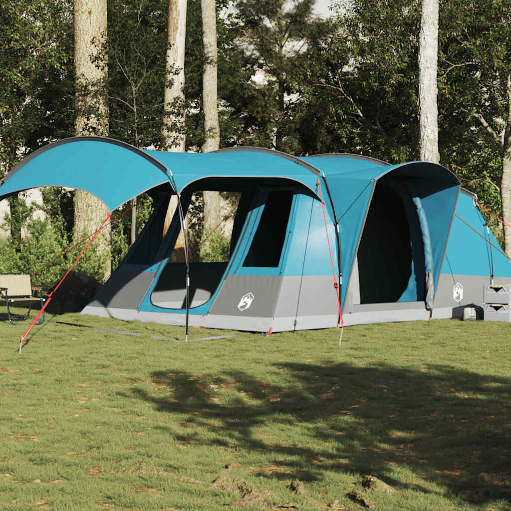 Tente de camping tunnel 5 personnes bleu imperméable Tentes vidaXL
