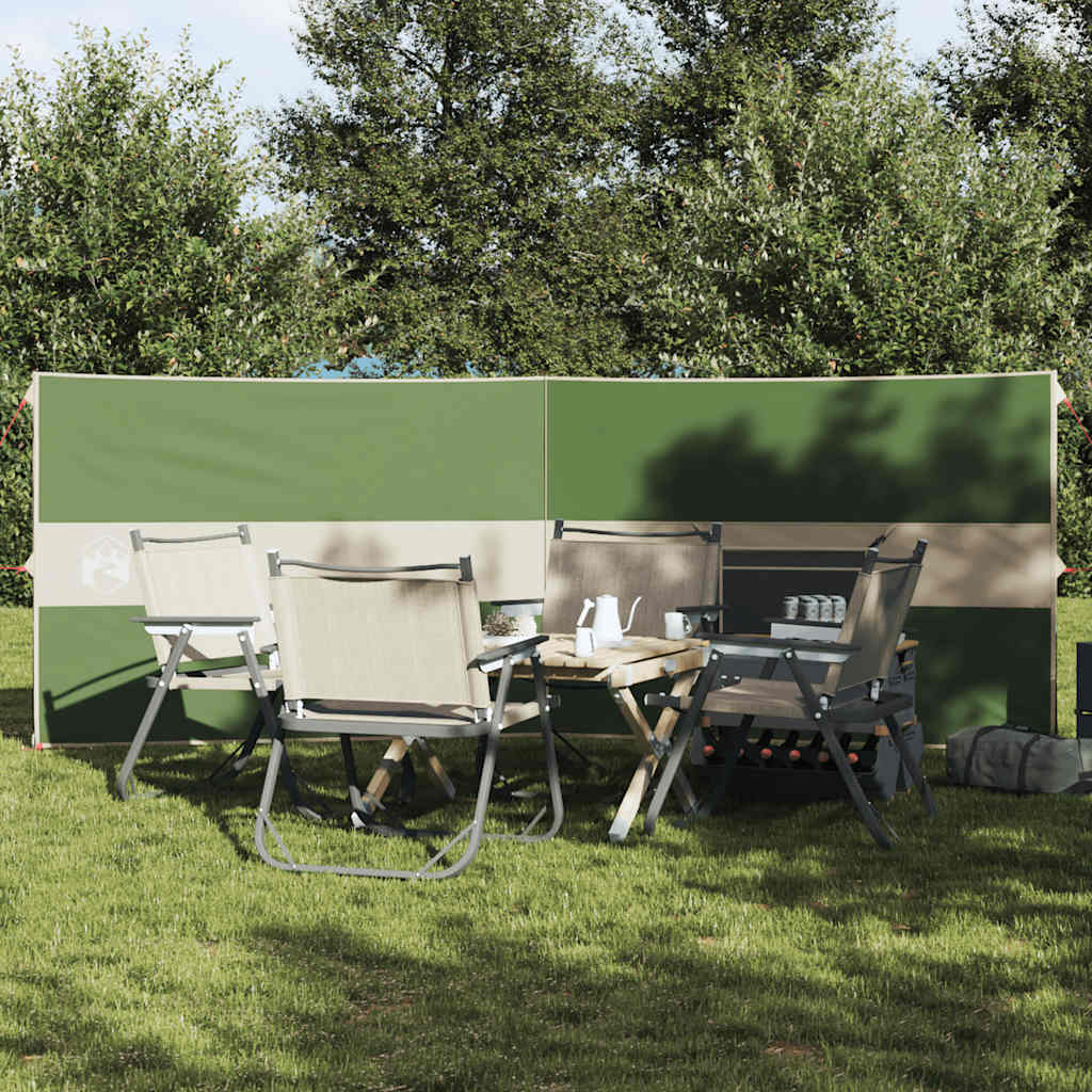 Brise-vent de camping vert 344x120 cm imperméable Pare-vents vidaXL