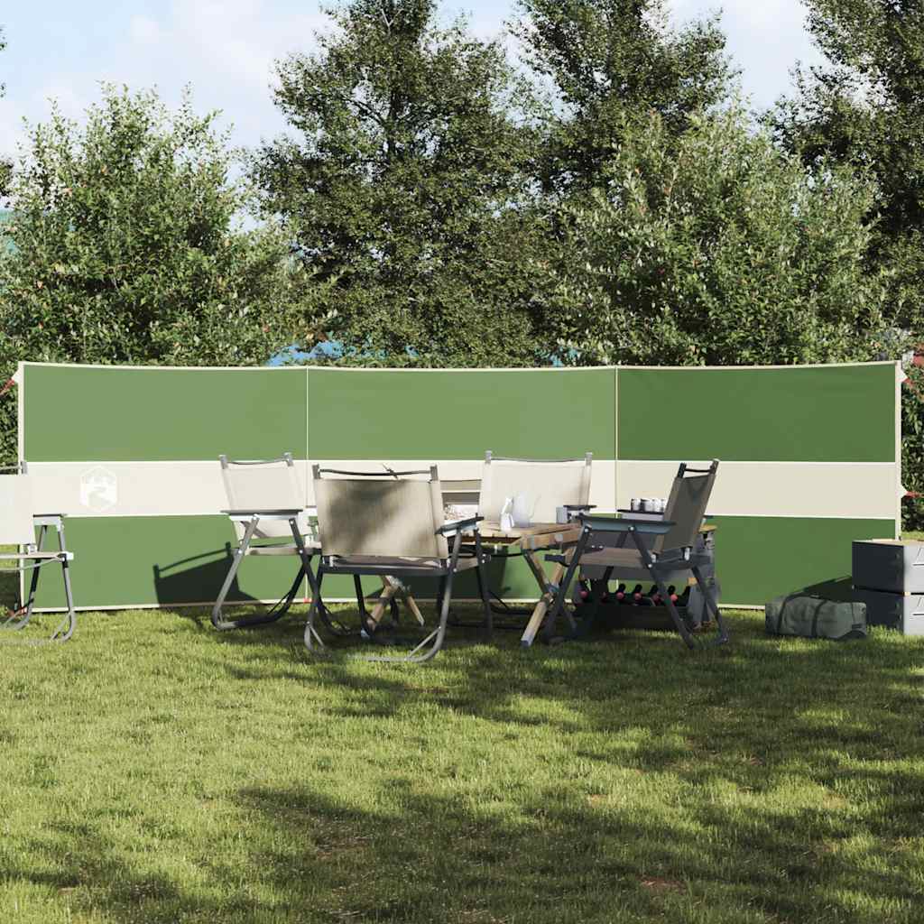 Brise-vent de camping vert 490x123 cm imperméable Pare-vents vidaXL