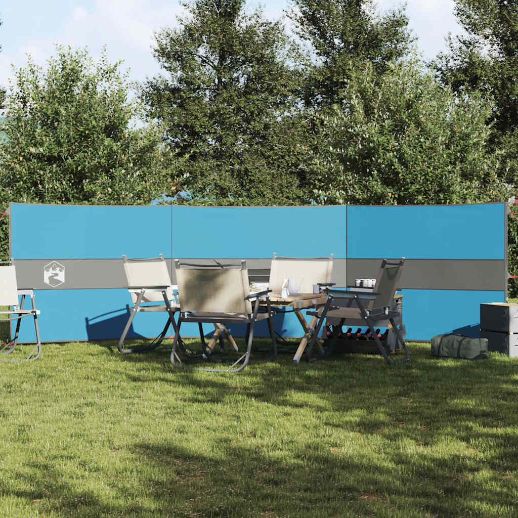 Brise-vent de camping bleu 490x123 cm imperméable Pare-vents vidaXL