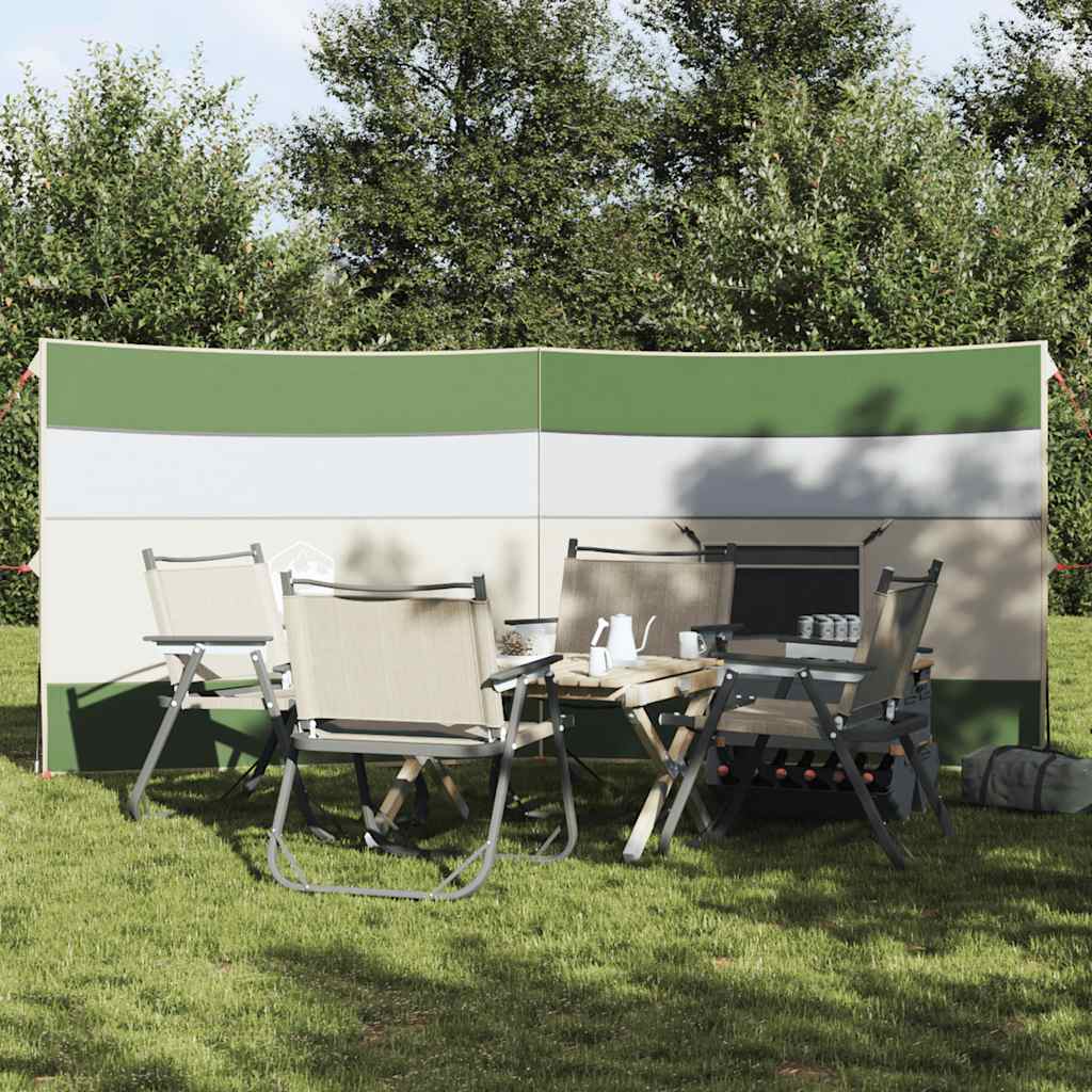 Brise-vent de camping vert 340x130 cm imperméable Pare-vents vidaXL