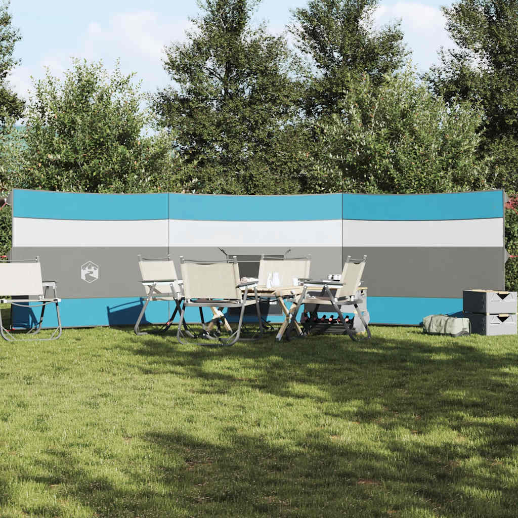 Brise-vent de camping bleu 508x130 cm imperméable Pare-vents vidaXL