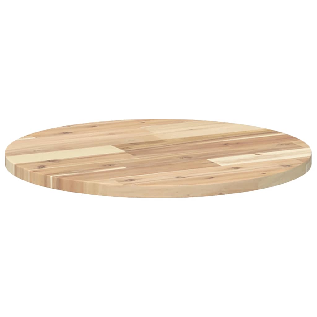 Dessus de table rond Ø50x2 cm bois massif d'acacia - XIOS