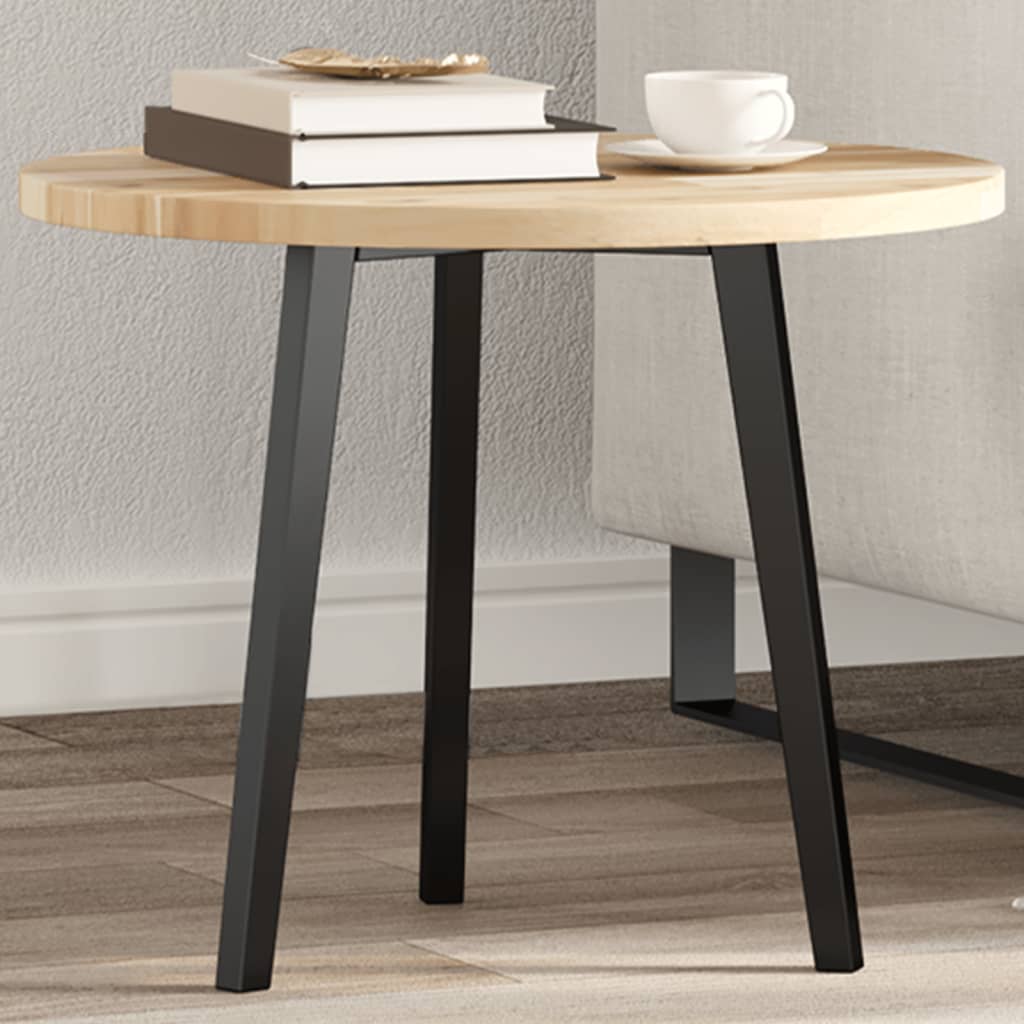 Dessus de table rond Ø50x2 cm bois massif d'acacia - XIOS