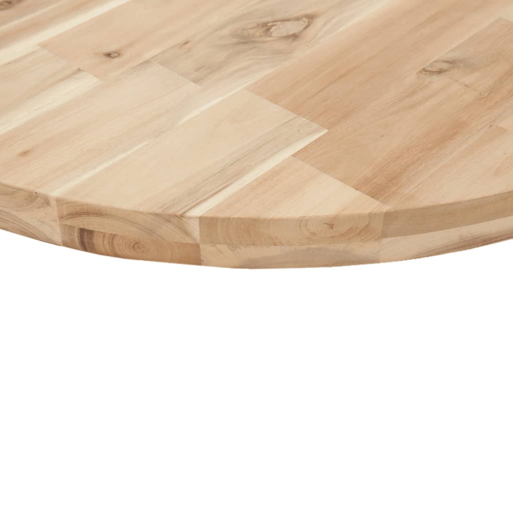 Dessus de table rond Ø50x4 cm bois massif d'acacia - XIOS