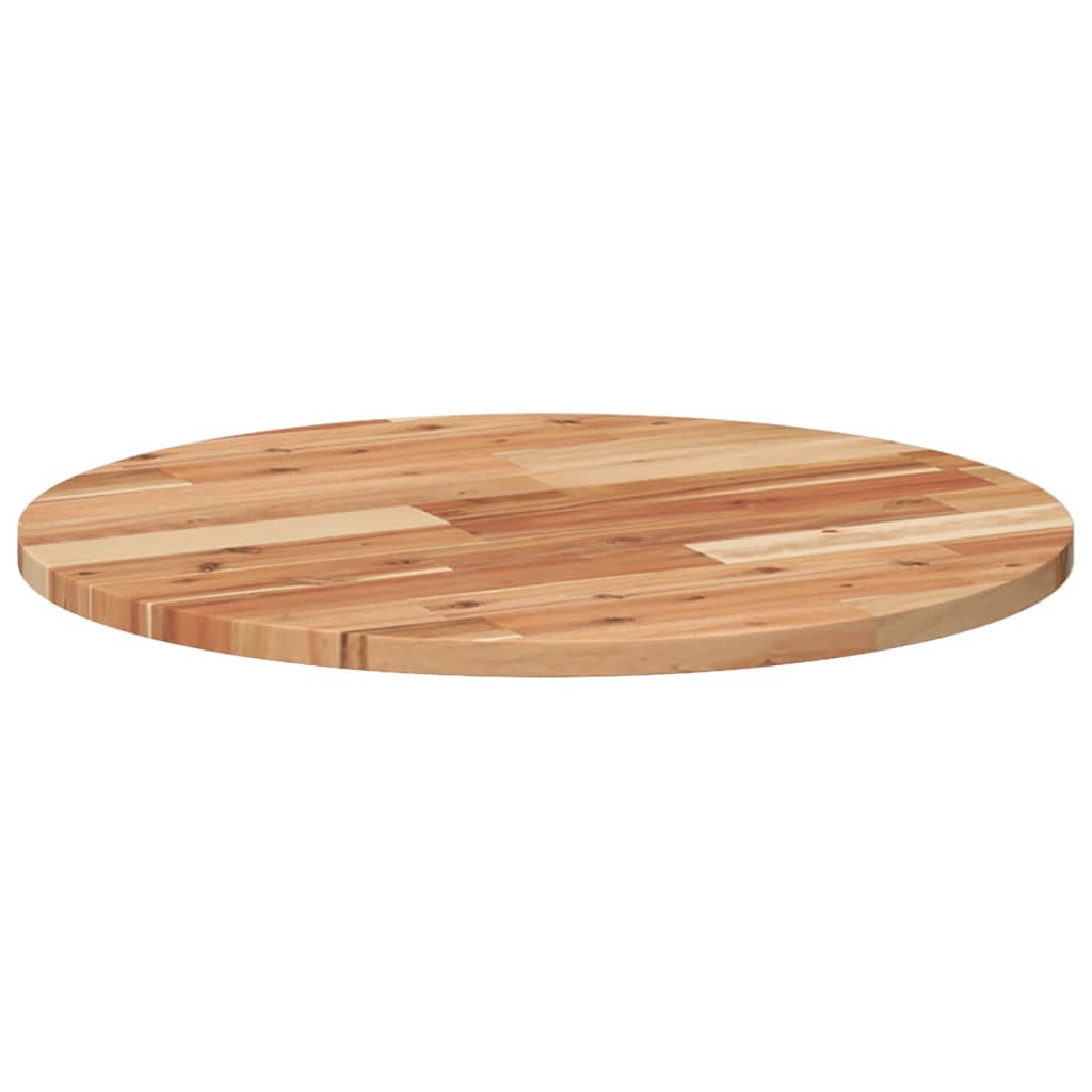 Dessus de table rond Ø60x2 cm bois massif d'acacia - XIOS