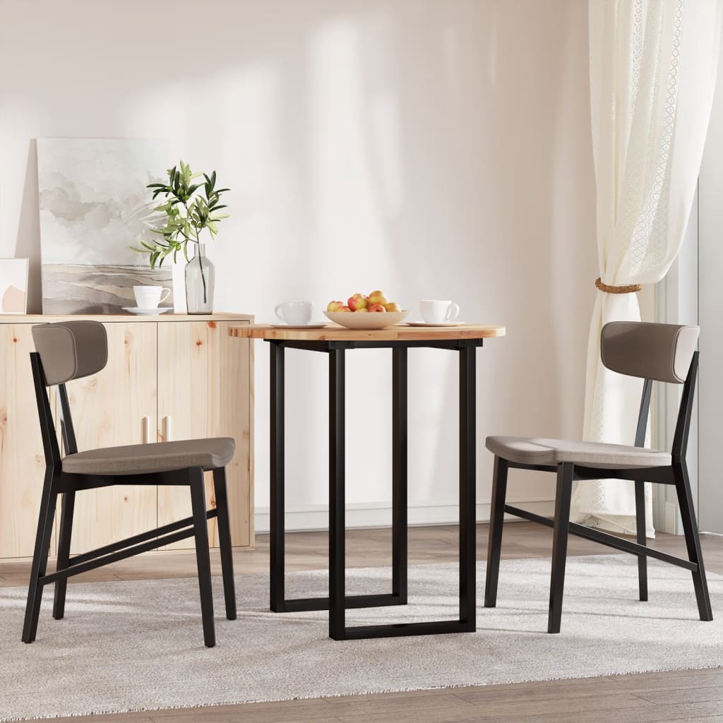 Dessus de table rond Ø70x2 cm bois massif d'acacia - XIOS